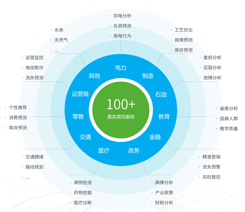 千余个项目应用