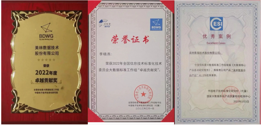 美林数据中台产品荣获优秀案例奖